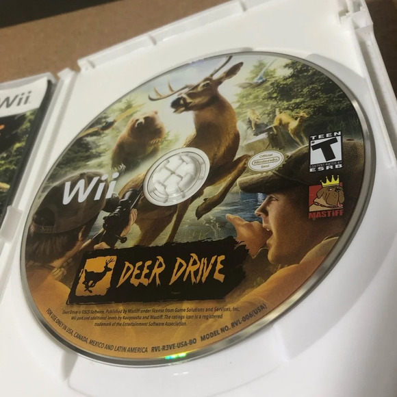 5/$25 Wii Deer Drive 2007  Disc Case Instruction Booklet Used Tested Works - Picture 4 of 5